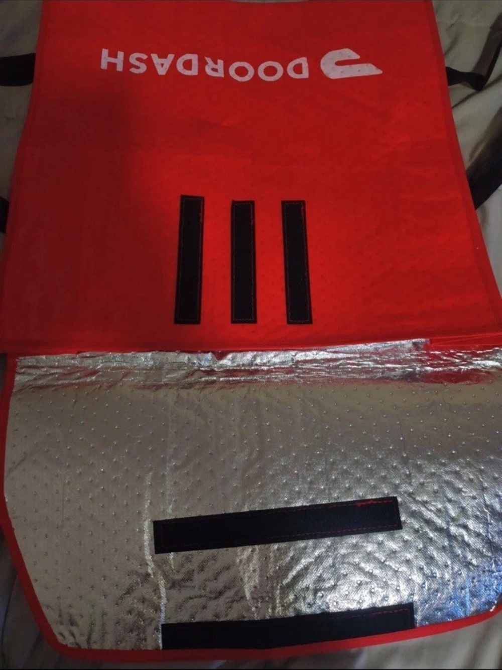 Doordash Large Insulated Pizza Delivery Bag For Top Dashers 19x19x5" NEW - Picture 3 of 3
